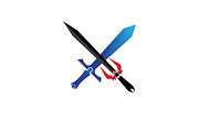 Sword game item vector symbol logo | Branding & Logo Templates ...