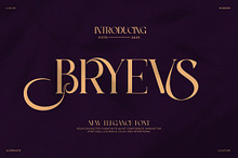 Bryevs || Elegant Classy Serif Font