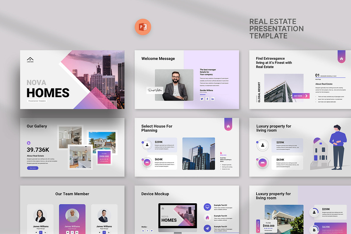 Real Estate Presentation, a Presentation Template by KreateTribe (Photo 1 of 5)