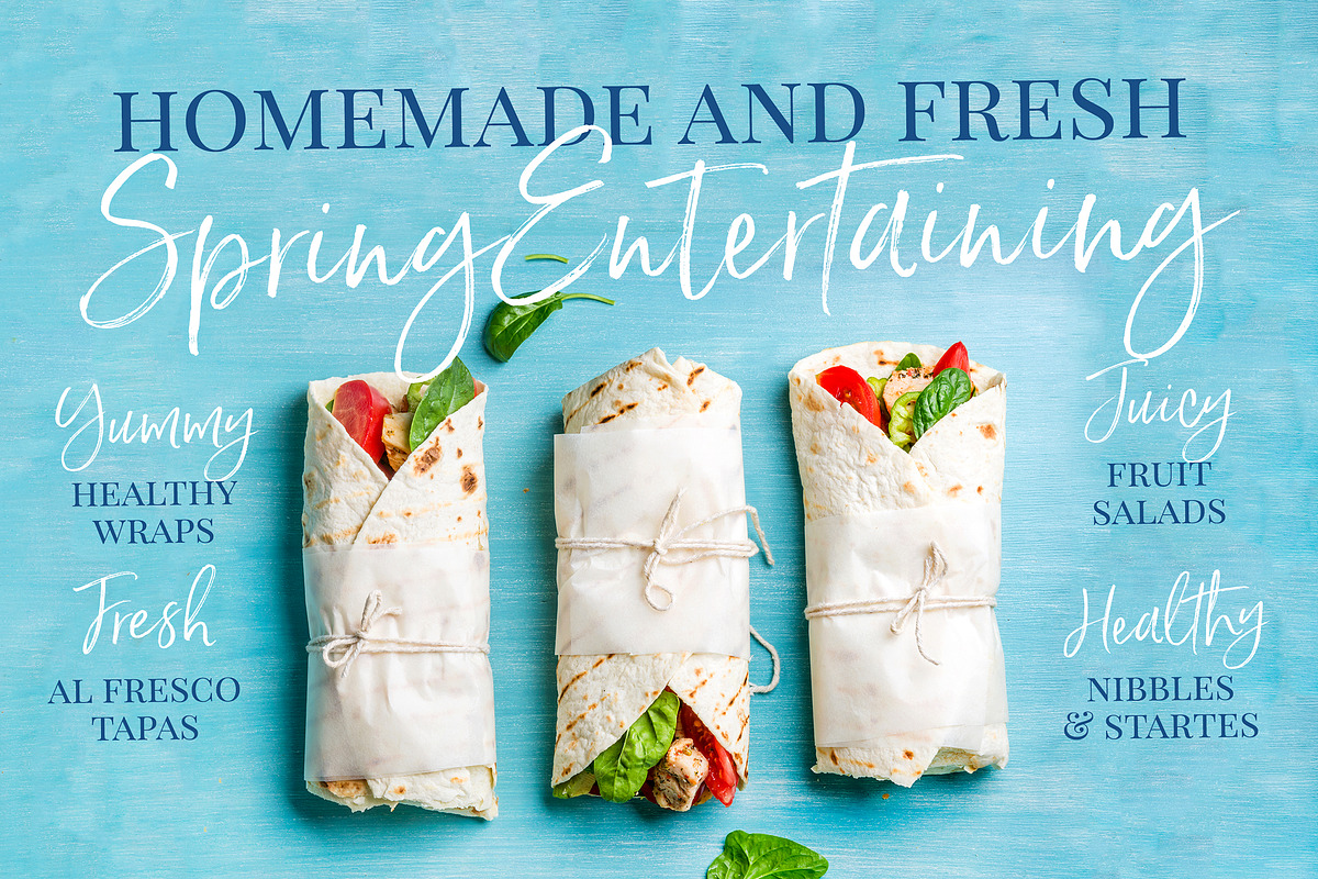 Saturday Script Brush Font preview 4