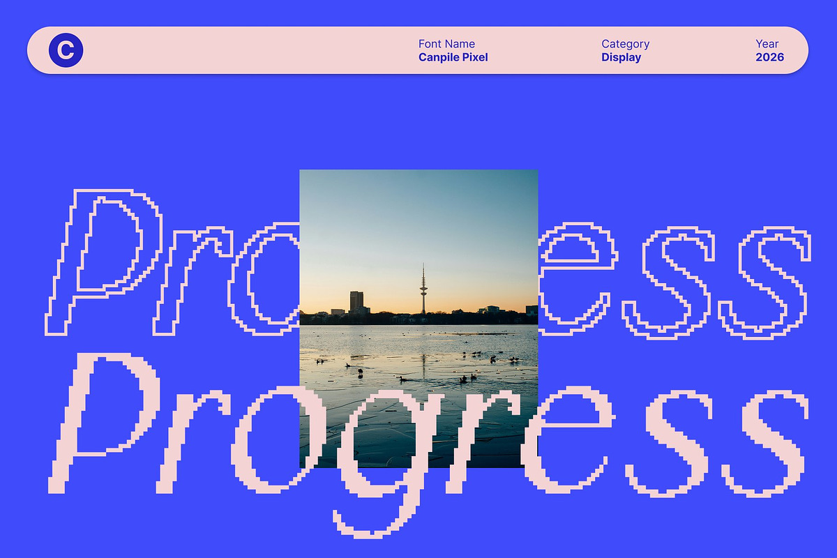 Canpile Pixel, a Sans Serif Font by Craft Supply Co. (Photo 6 of 8)