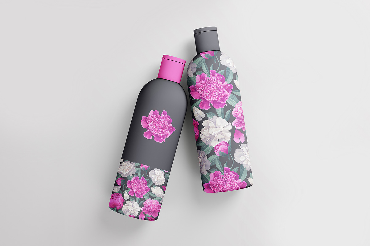 Peonies Seamless Pattern, a Pattern Graphic by MarynaPetrovska (Photo 8 of 15)