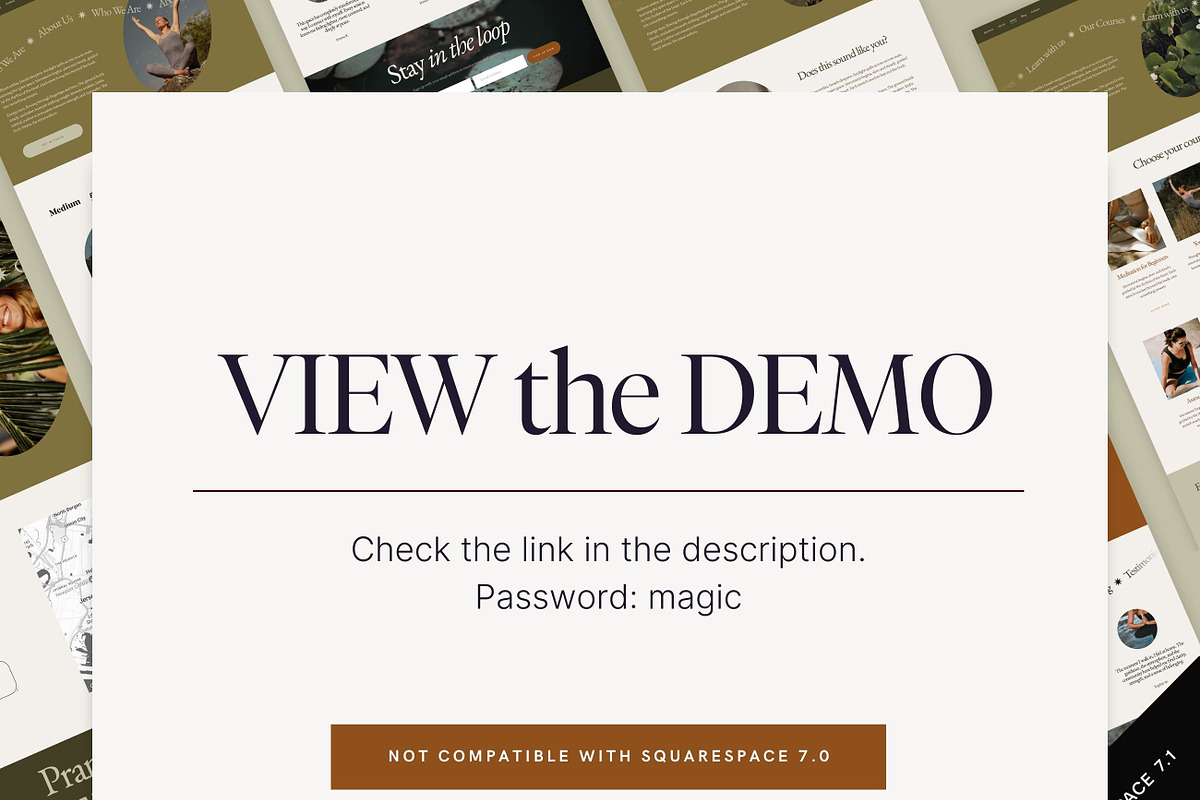 Squarespace Website Template Boho, a Squarespace Template by MartaLebre (Photo 9 of 11)