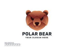 Polar Bear Logo Icon Design Vector, a Branding & Logo Template by yuanesei