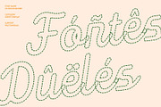 CS Kaylie Dashed, a Script Font by Craft Supply Co. (Thumbnail 7 of 8)