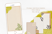 Instagram story template Botanical, a Social Media Template by Oh Mia Studio (Thumbnail 3 of 4)