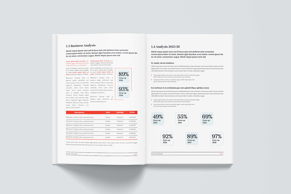 White Paper 42 Pages, a Brochure Template by obayes (Photo 15 of 28)