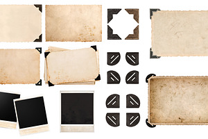 Vintage photo frame paper corner, an Arts & Entertainment Photo by LiliGraphie