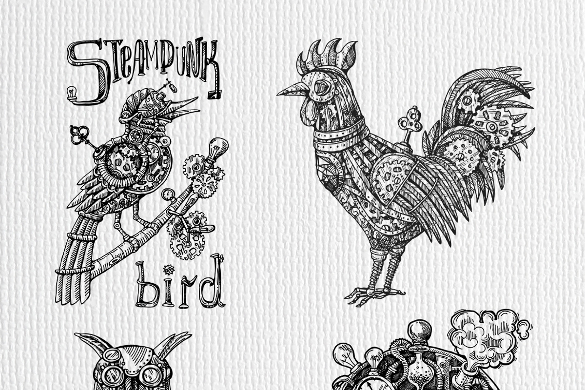Steampunk illustrations 2. Animals, an Animal Illustration by Steshnikova (Photo 2 of 6)