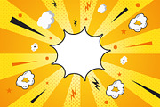 48 Vector Comic Background Bundle, a Background Graphic by MRI STUDIO (Thumbnail 8 of 18)