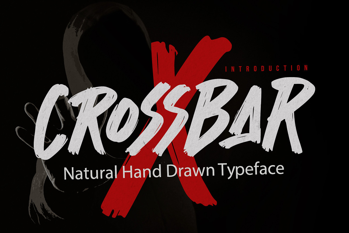 Crossbar - Natural Hand Drawn Font, a Font by Gassstype (Photo 1 of 8)