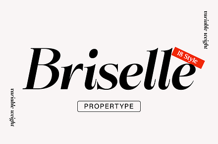 Briselle, a Serif Font by Propertype