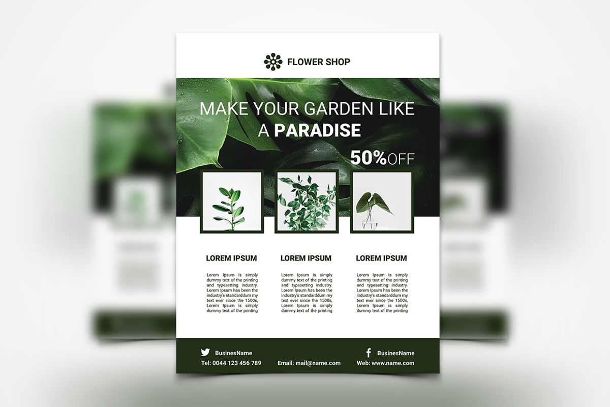TOP 100 PREMIUM Flyers Templates, a Flyer Template by UNIK Agency (Photo 50 of 82)