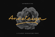 Anastasya - Signature Script, a Script Font by Typehand Studio (Thumbnail 1 of 9)