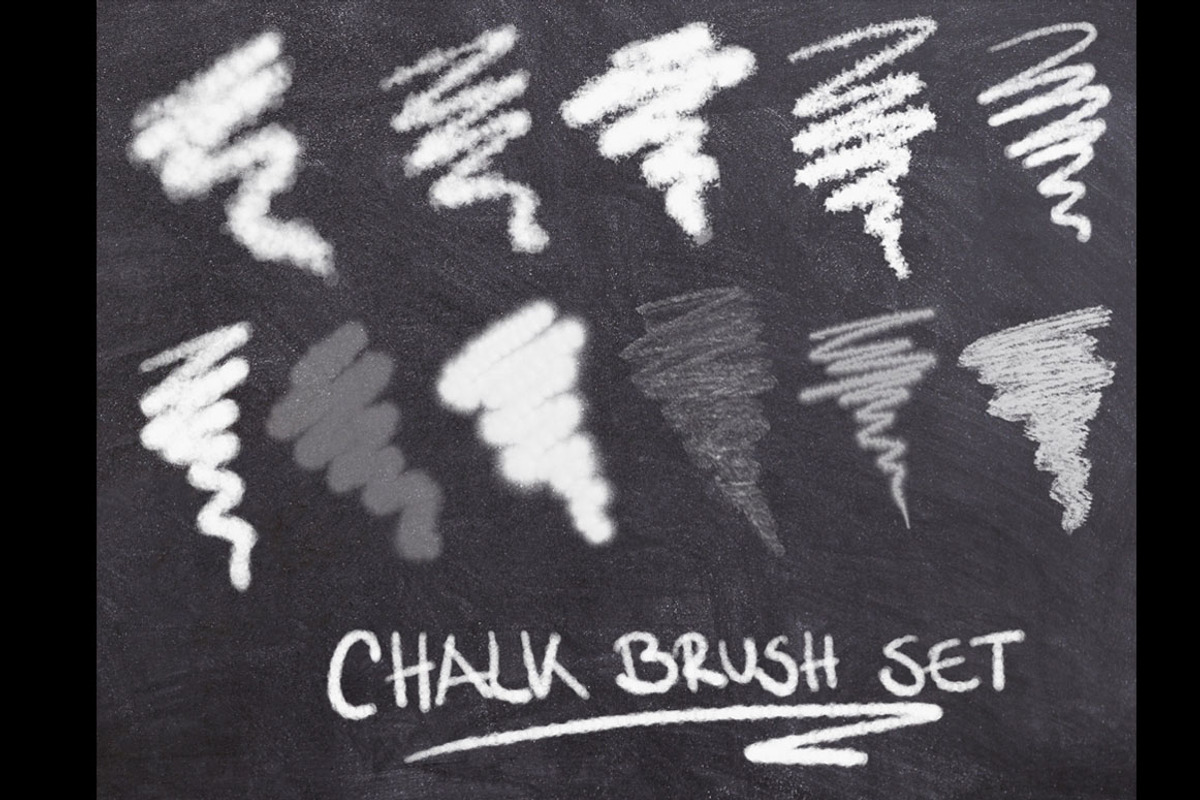 Procreate Chalk Brushes preview 2