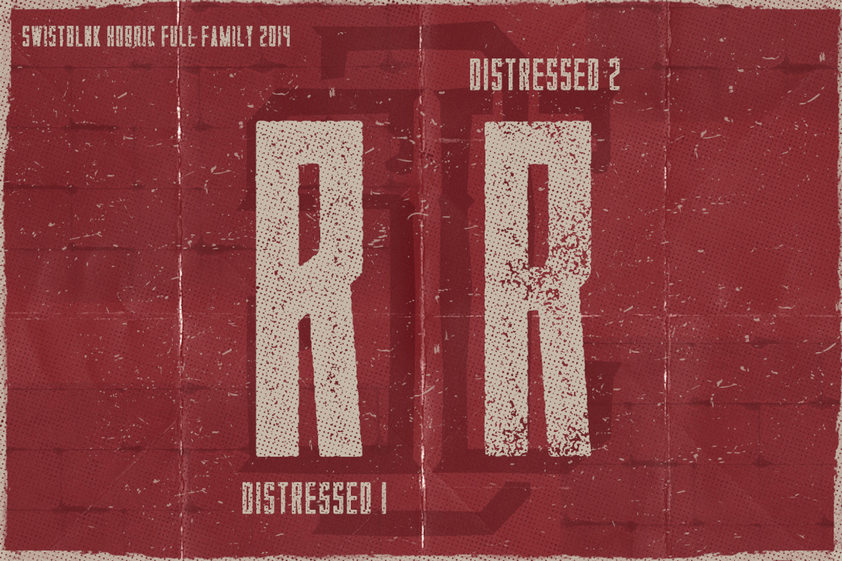 Hobric Full Family Typeface preview 5