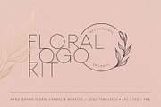 Floral Logo Kit, a Branding & Logo Template by ink & pixels (Thumbnail 1 of 12)