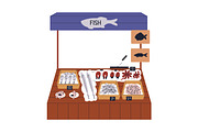Farmers market stalls with food set, a Food Illustration by Good Studio (Thumbnail 6 of 7)
