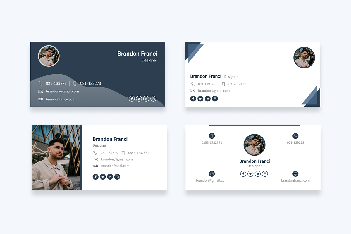 160 Creative Email Signature, an Email Template by Reza Space (Photo 1 of 4)