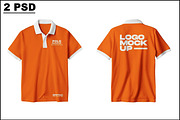 Polo Shirt Mockup, a Shirt Mockup by GraphicsPixel (Thumbnail 1 of 3)