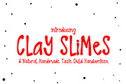 Clay Slimes, a Handwritten Font by Bramcreative (Thumbnail 1 of 4)