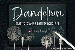 Dandelion Brush Set For Procreate