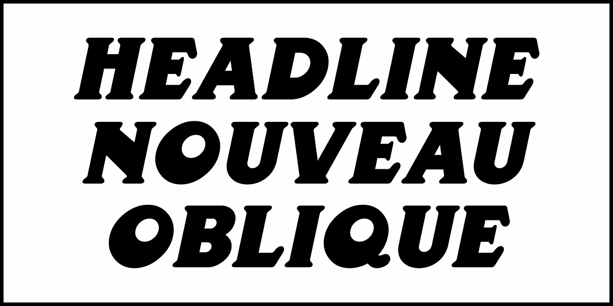 Headline Nouveau JNL, a Serif Font by Jeff Levine Fonts (Photo 4 of 5)