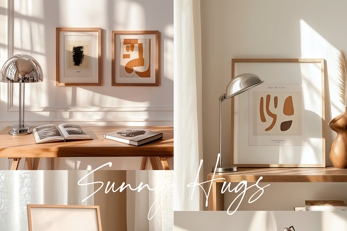 SUNNY HUGS | Frame mockup set, a Household Mockup by SCHÉRI (Photo 5 of 9)