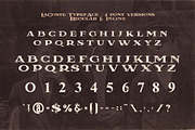 LaCoste Typeface, a Serif Font by Cruzine (Thumbnail 2 of 6)