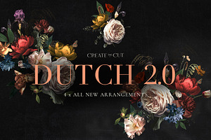 Vintage Floral Clip Art - Dutch 2.0