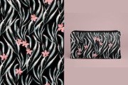 Floral and Leaves Pattern, a Pattern Graphic by Madebyia (Thumbnail 7 of 8)