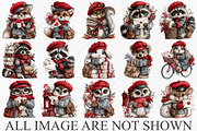 Cute Woodland Postman Animals, a Seasonal Illustration by Canvas Craft (Thumbnail 3 of 10)