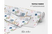 Dragon Castle Kingdom pattern, a Pattern Graphic by Milatoo (Thumbnail 2 of 4)