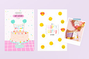Party Clipart, Cards & Patterns, a Decorative Illustration by Ruslana Lubenets (Thumbnail 11 of 22)