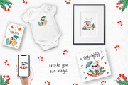 Watercolor Winter Friends, a Decorative Illustration by TanataDesign (Thumbnail 8 of 10)