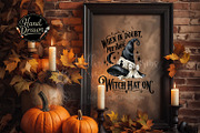 When in Doubt Put Your Witch Hat On, a Seasonal Illustration by Willow Paige Farms (Thumbnail 9 of 11)