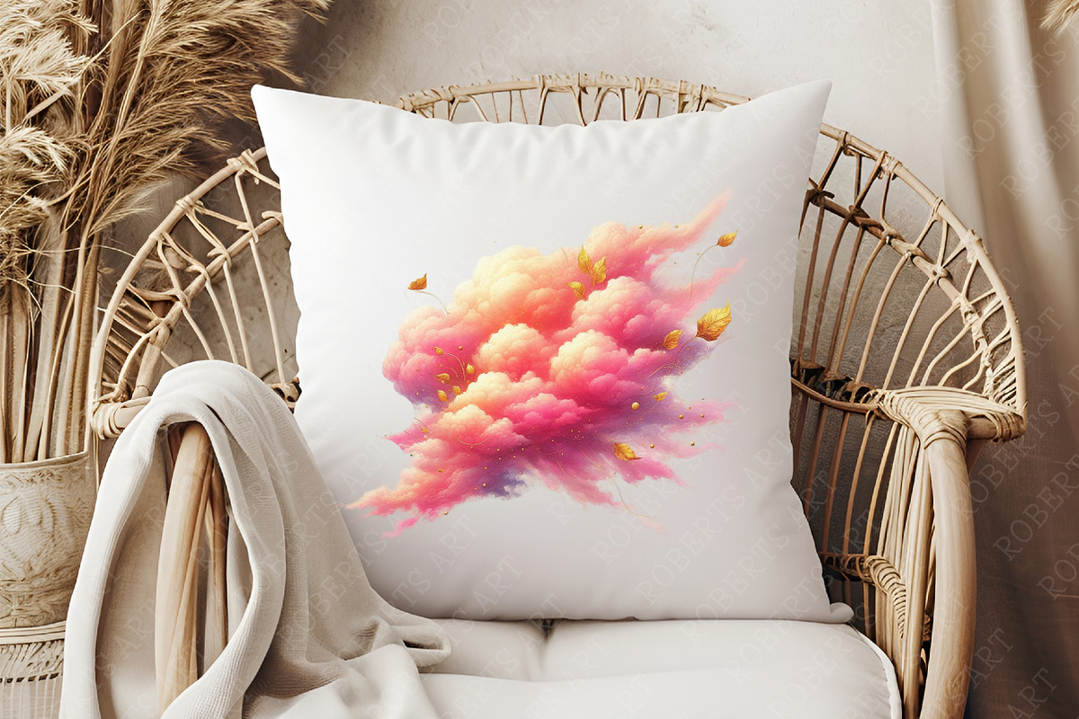 Pink Autumn Sublimation Clipart, an Illustration by RobertsArt (Photo 4 of 7)