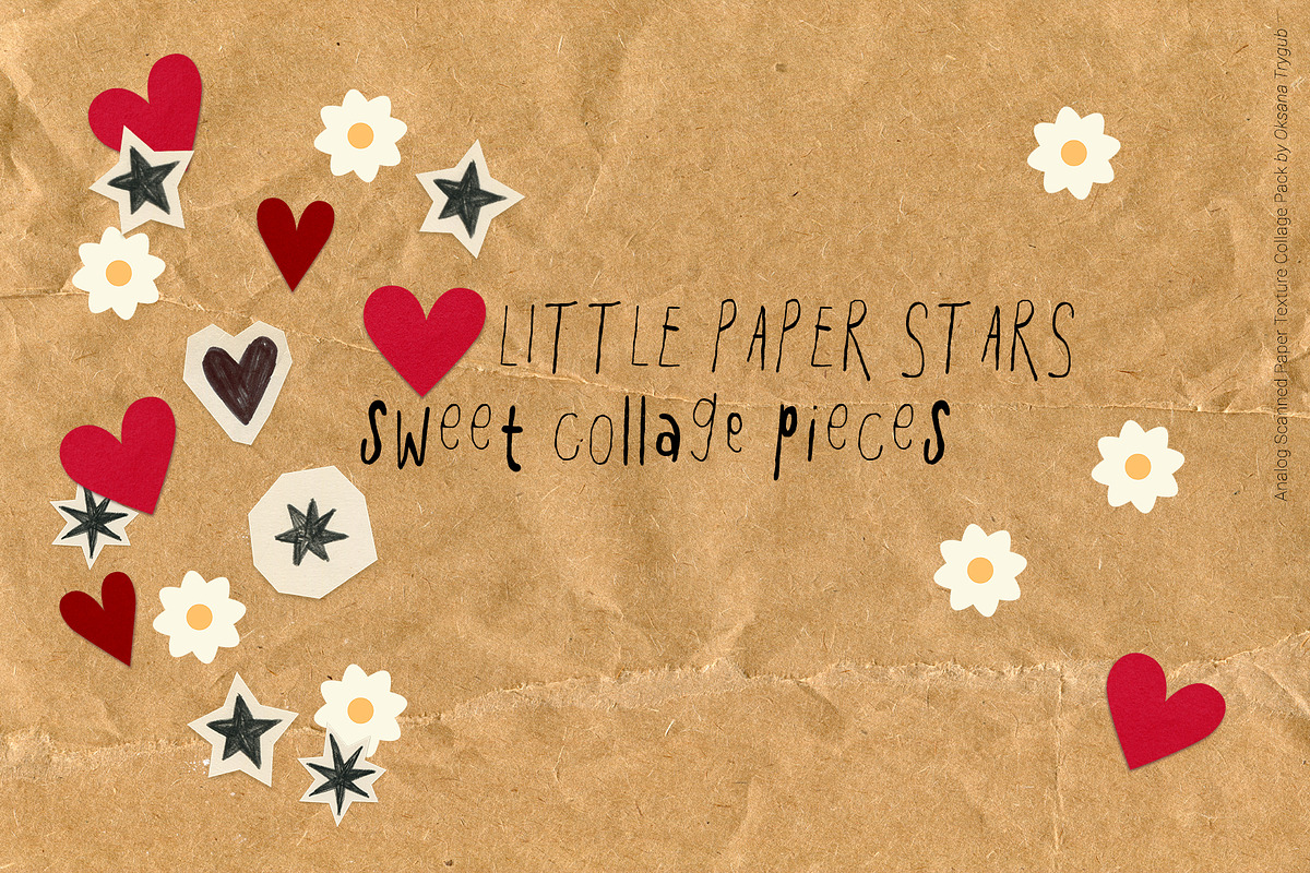 Scanned Paper Texture Collage Pack, a Texture Graphic by Oksana Trygub (Photo 5 of 16)