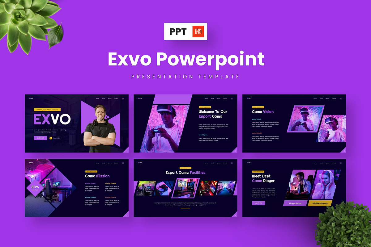 Exvo - Powerpoint Templates, a Presentation Template by Deepslide Studio