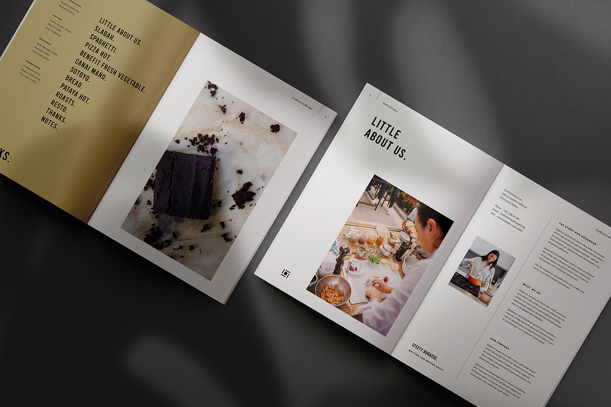 Cookbook / Recipe Book, a Brochure Template by Symie Design (Photo 2 of 9)