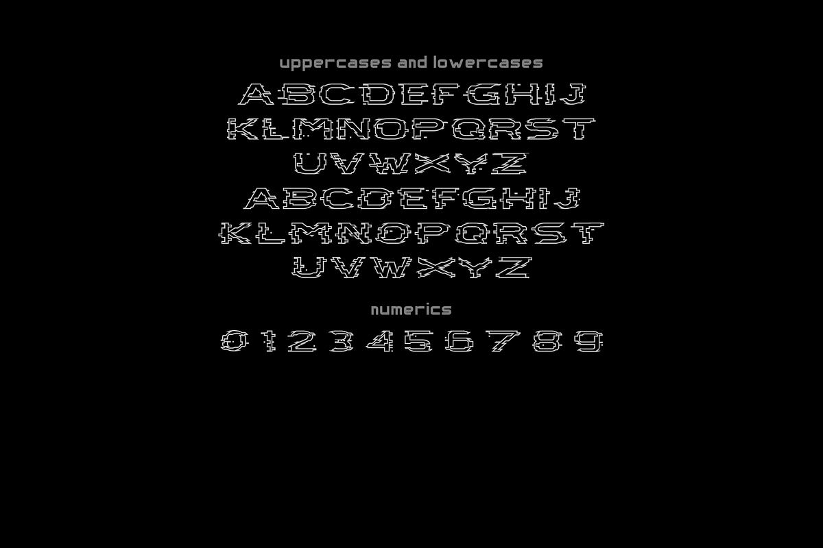 slitcher font, a Sans Serif Font by gREyPUBLIC (Photo 5 of 5)