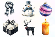 Black and White Holidays Clipart, an Illustration by Dream Creation (Thumbnail 7 of 7)