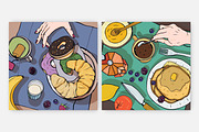 Breakfast food cards set, a Food Illustration by Good Studio (Thumbnail 4 of 8)