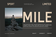 Madson - Masculine modern typeface, a Sans Serif Font by CCS Type (Thumbnail 4 of 16)