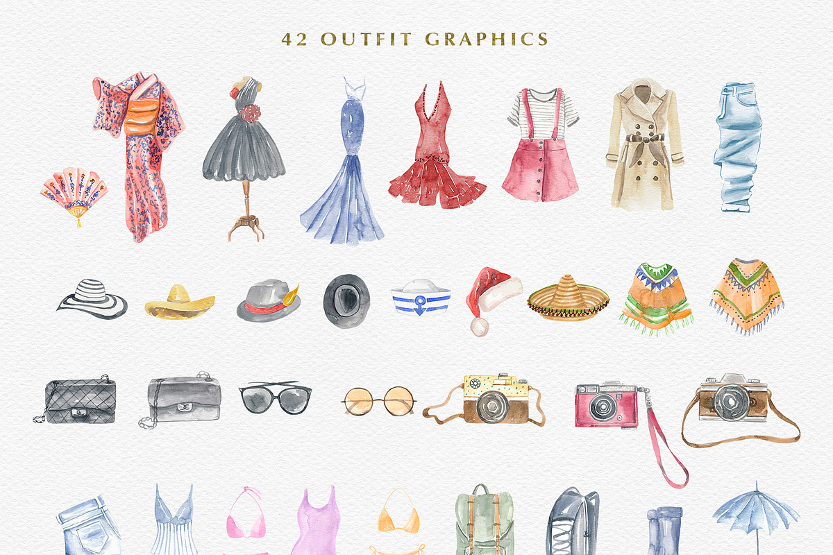 Watercolor Map Creator Wedding, an Illustration by Kaya Fonts (Photo 10 of 23)