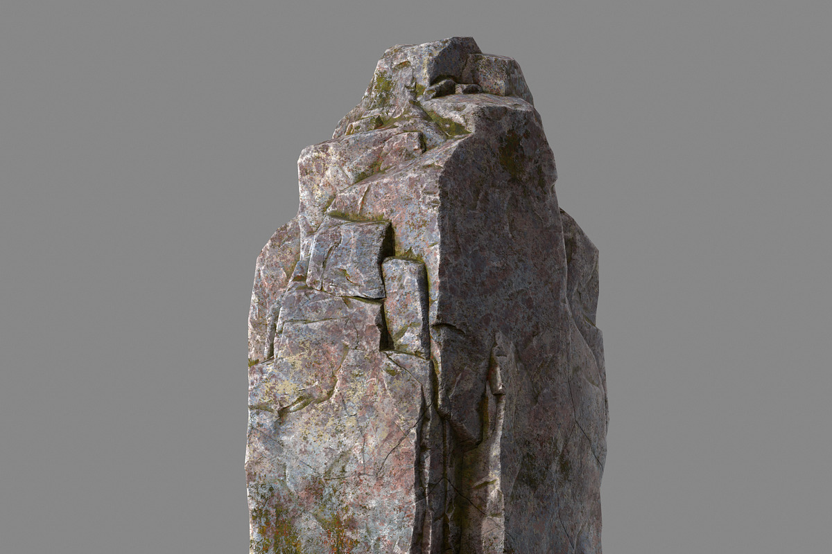 Mossy rock, an Environmental 3D Model by happy brush (Photo 1 of 8)