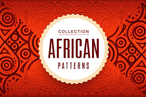 Collection African Vector Patterns