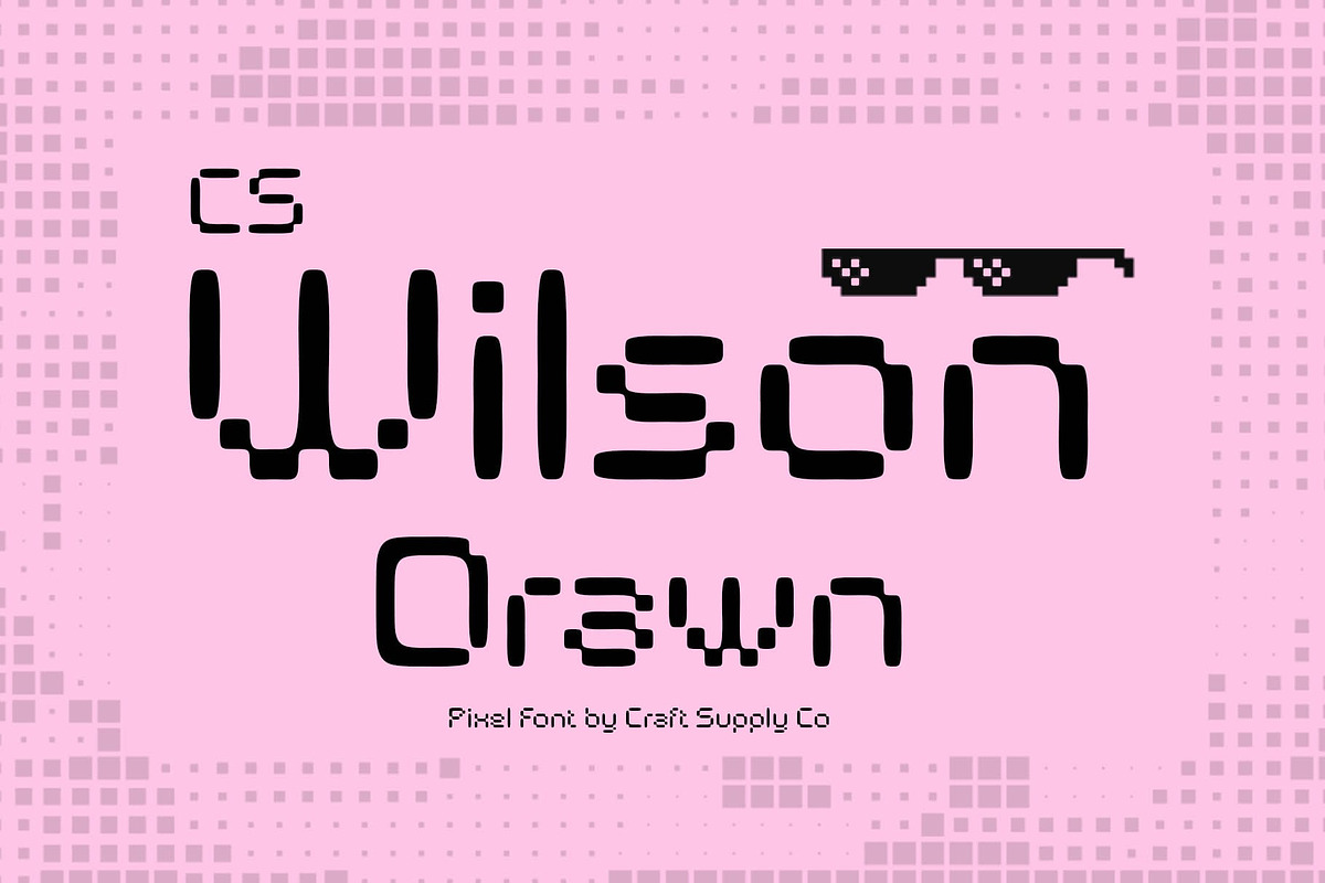 CS Wilson Drawn, a Sans Serif Font by Craft Supply Co. (Photo 1 of 8)