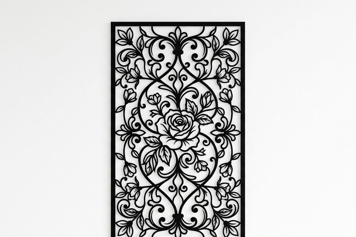 50 Elegant Floral Wall Panel, a Decorative Illustration by Amazin_art (Photo 4 of 27)