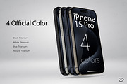 IPhone 15 Pro Max Mockup Set, an iPhone Mockup by 2dsight (Thumbnail 2 of 4)